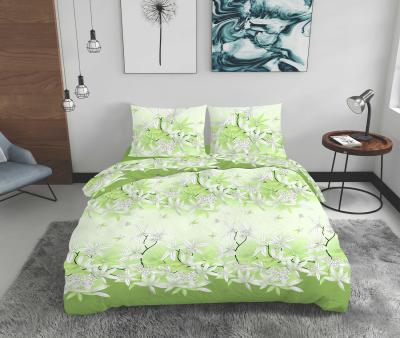 Комплект постельного белья Happy Night Цветы в зелени