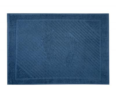 Полотенце для ног Ашхабад 700 гр Темно-синий