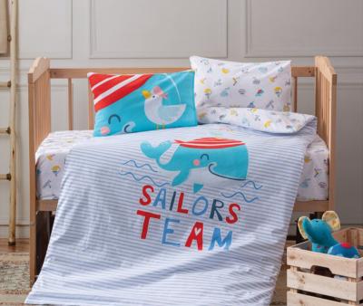 Комплект постельного белья детский Коттон Бокс в кроватку Sailor Mavi