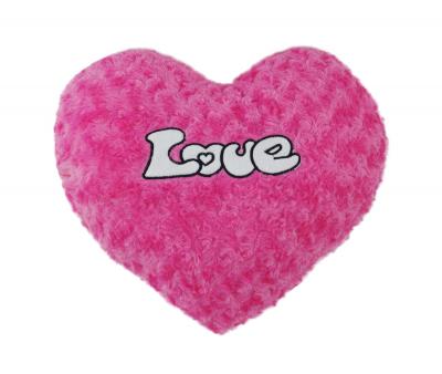 Подушка-игрушка сердце Love Пурпурное