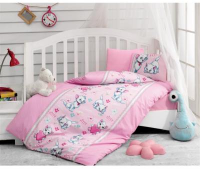 Комплект постельного белья детский Коттон Бокс в кроватку Miyav Pembe