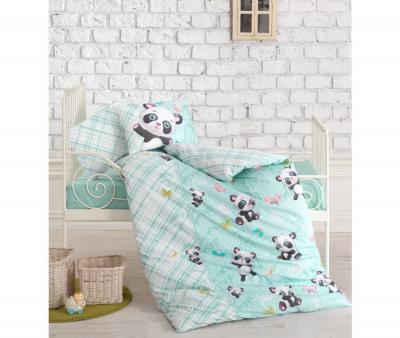 Комплект постельного белья детский Коттон Бокс в кроватку Panda Mint