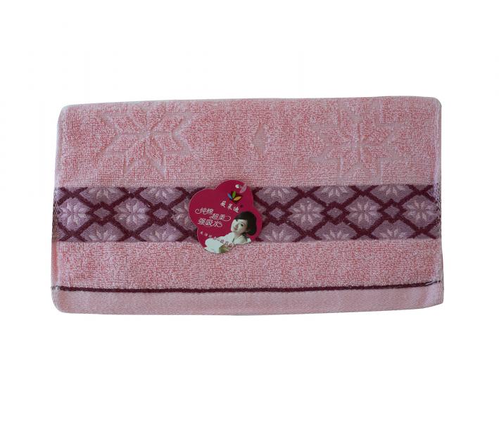 Полотенце кухонное махровое Розовый