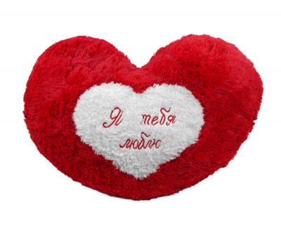 Подушка-игрушка "Я тебя люблю" Красная