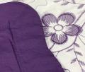 Покрывало вышивка с декоративной наволочкой  SH006 Фиолетовый