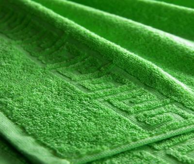 Полотенце Ашхабад с бордюром Ярко-зеленый